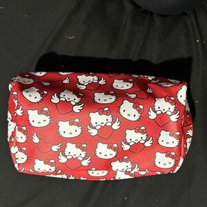 Hello Kitty Red and White Cosmetic Bag